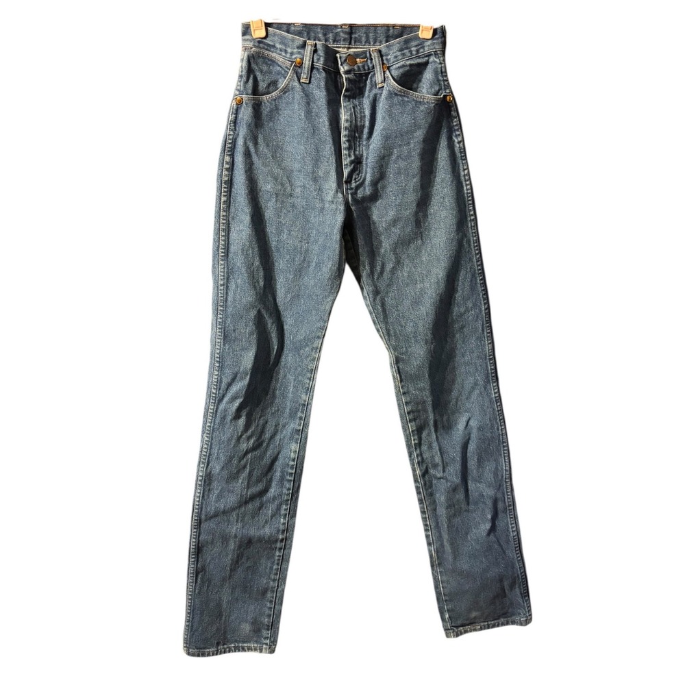 Vintage Wrangler 14MWZG High Waisted Western Jeans Made‎ in USA Blue Denim 5x36